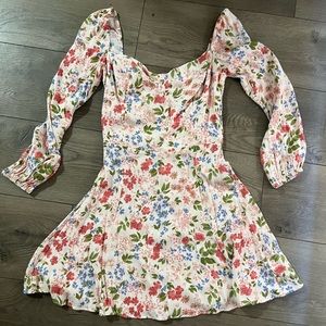 Reformation Floral Mini Dress sz 6